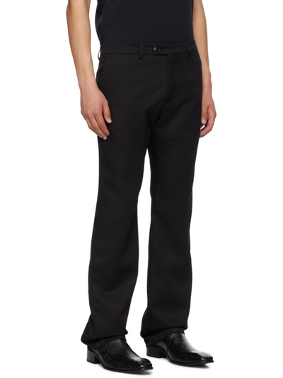 Martine Rose Black Bumster Tailored Trousers outlook