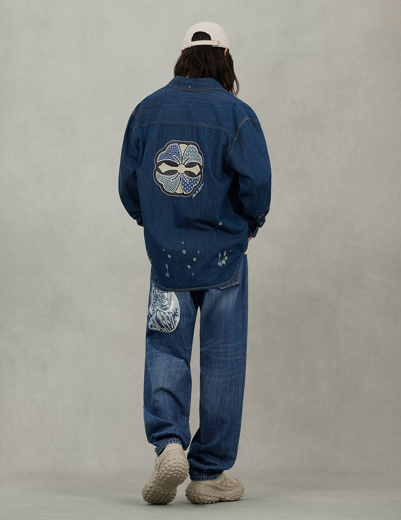 Shshiko Kamon Relax Fit Denim Shirt 6