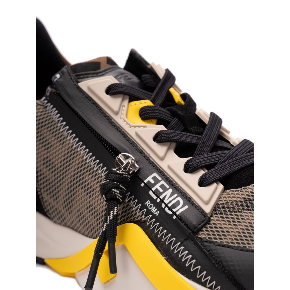 Fendi Brown Trainers - Low-Tops Men - 3
