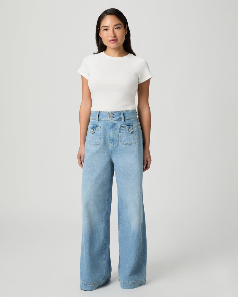 PAIGE Cameron Petite 29" Wide Leg Jean outlook