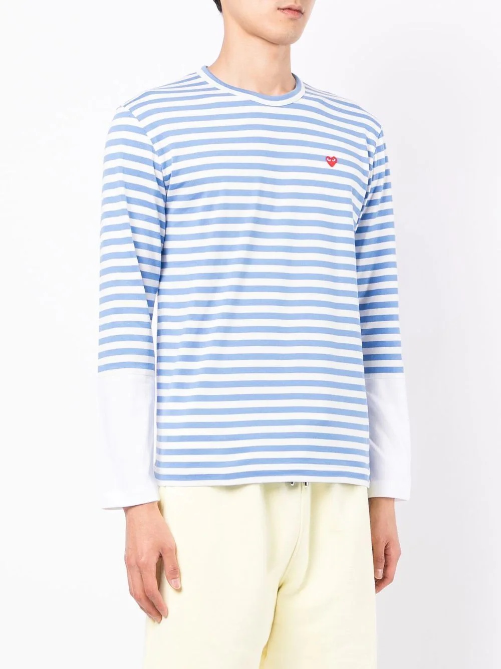 stripe-print T-shirt - 3