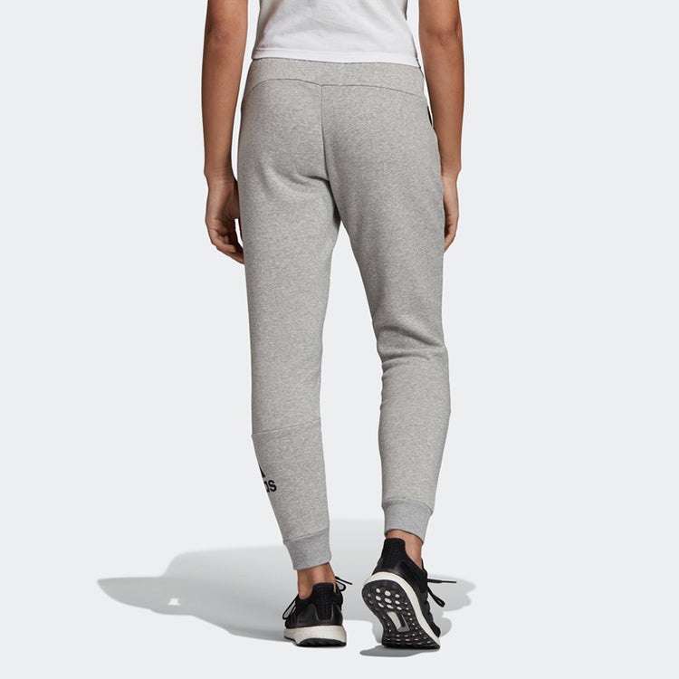 (WMNS) adidas Sportswear Badge Of Sport Sweat Pants 'Grey' DX7966 - 4
