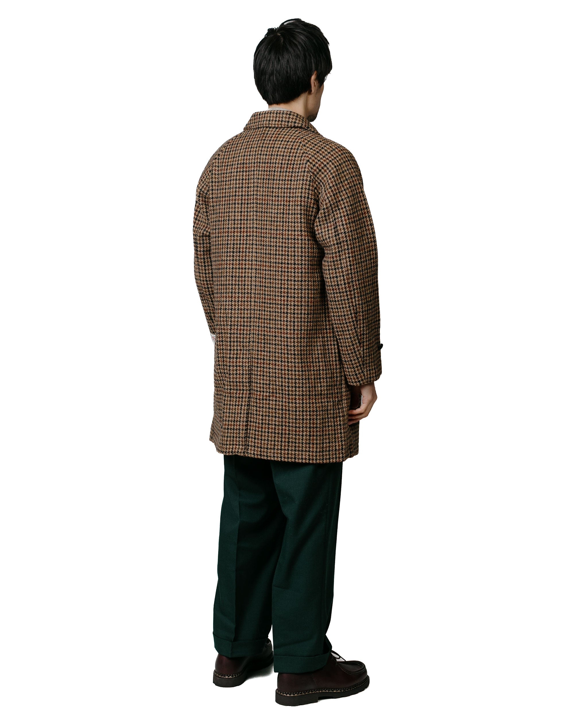 Bal Collar Coat Harris Tweed Gun Club - 3