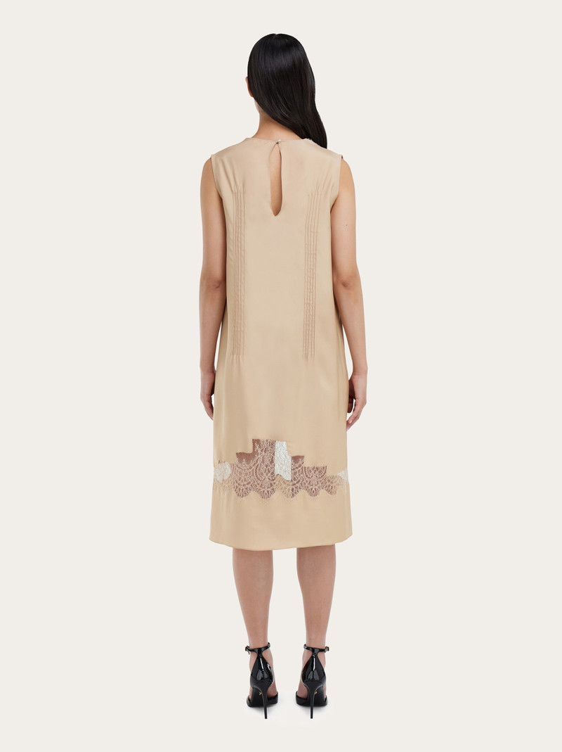Dress with lace inserts 3
