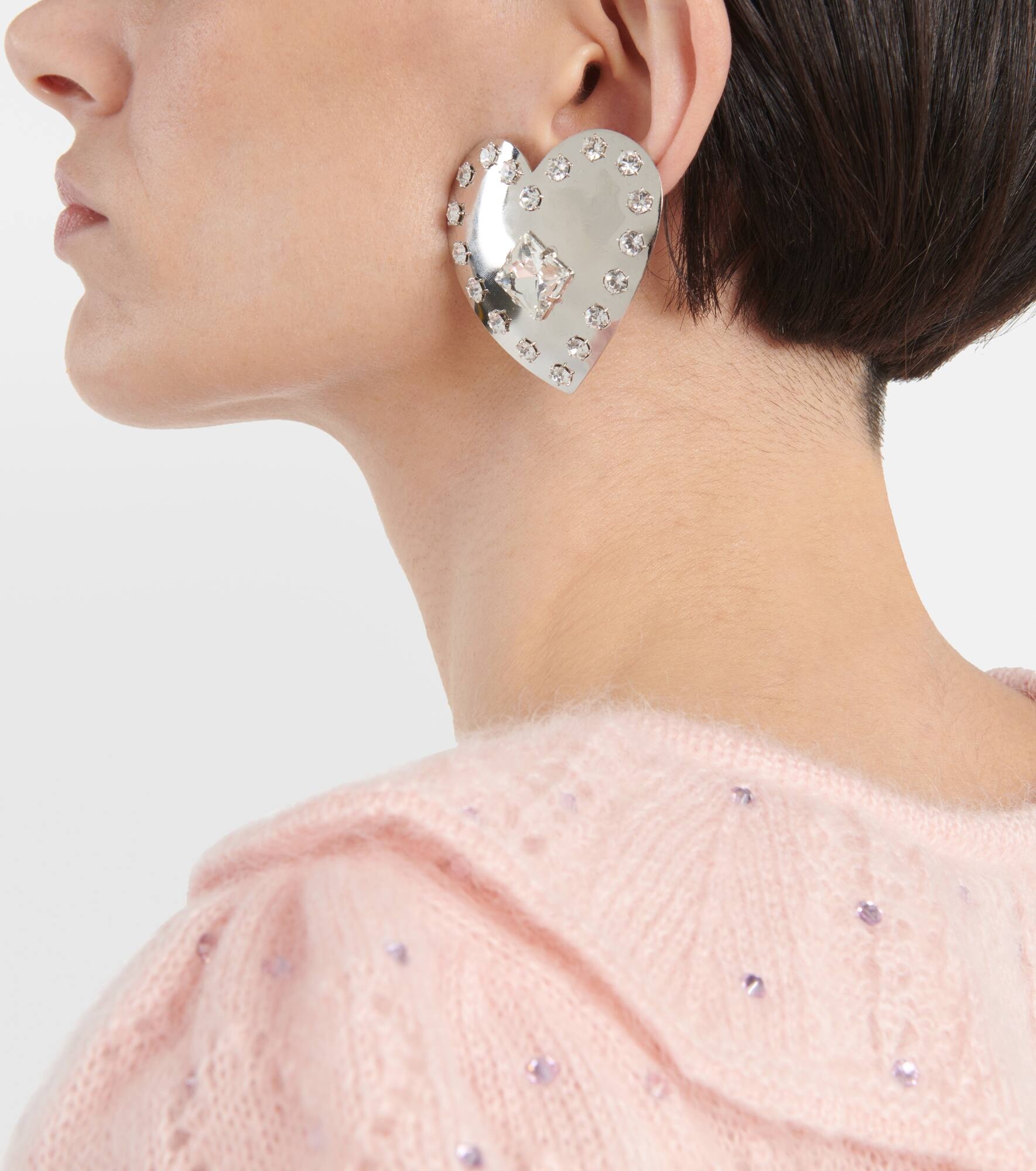 Crystal-embellished earrings - 3