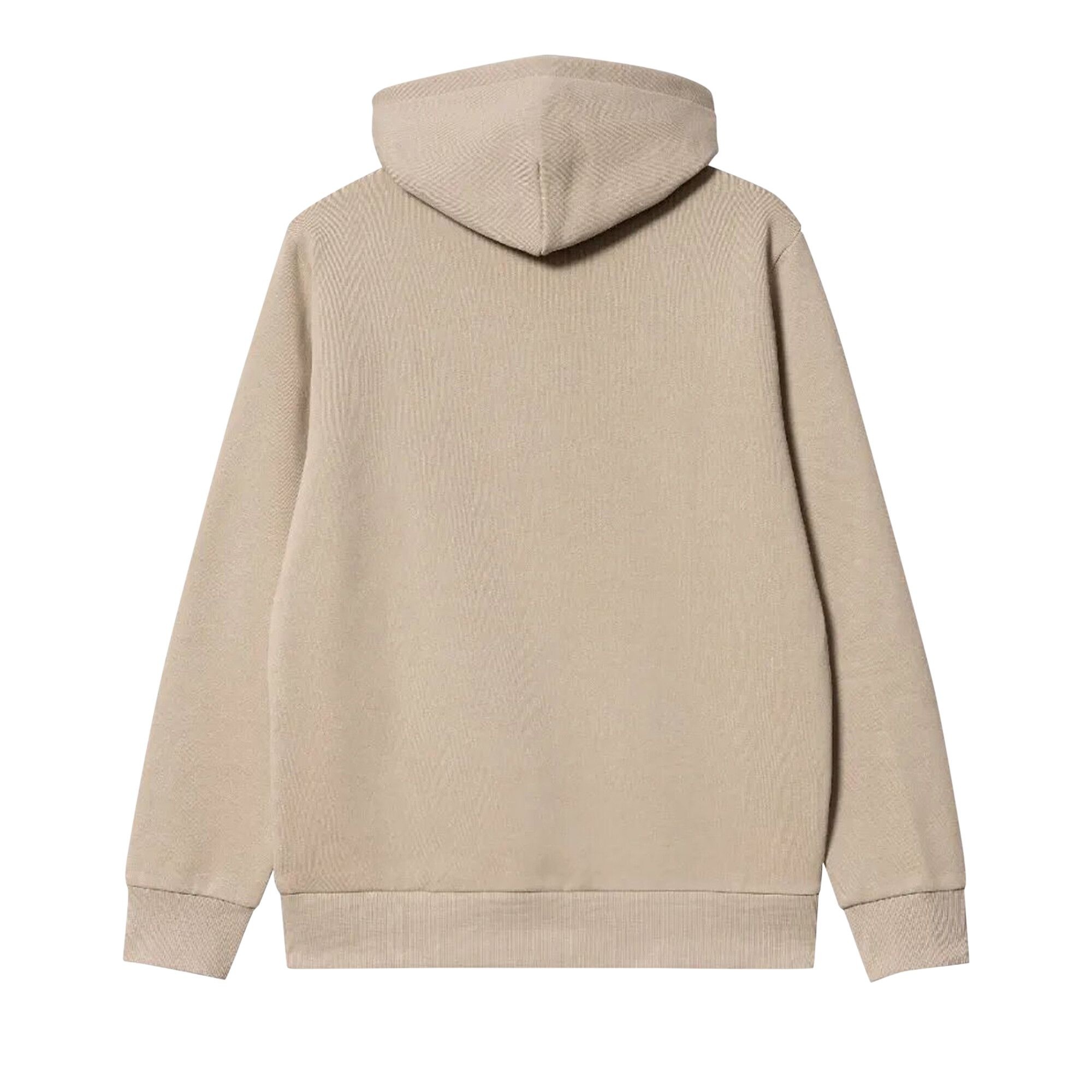 Carhartt WIP Hooded Script Embroidery Sweatshirt 'Beige' - 2