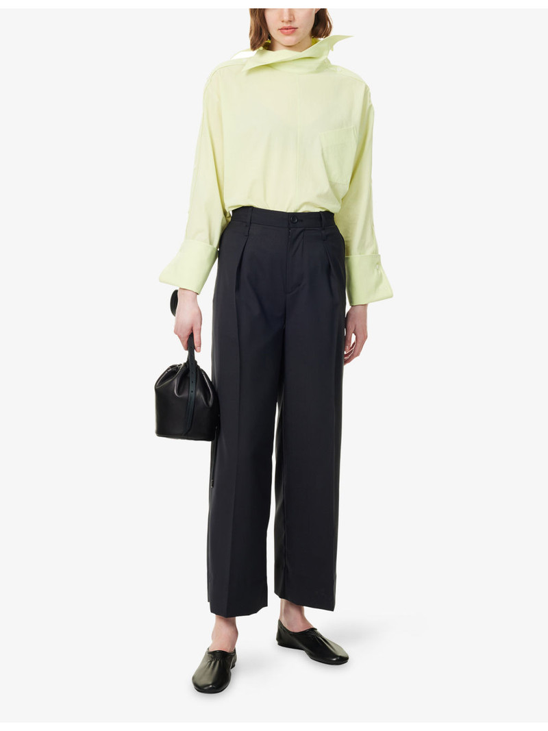 ISSEY MIYAKE Palindrome Reversible Wool-Blend Trousers outlook