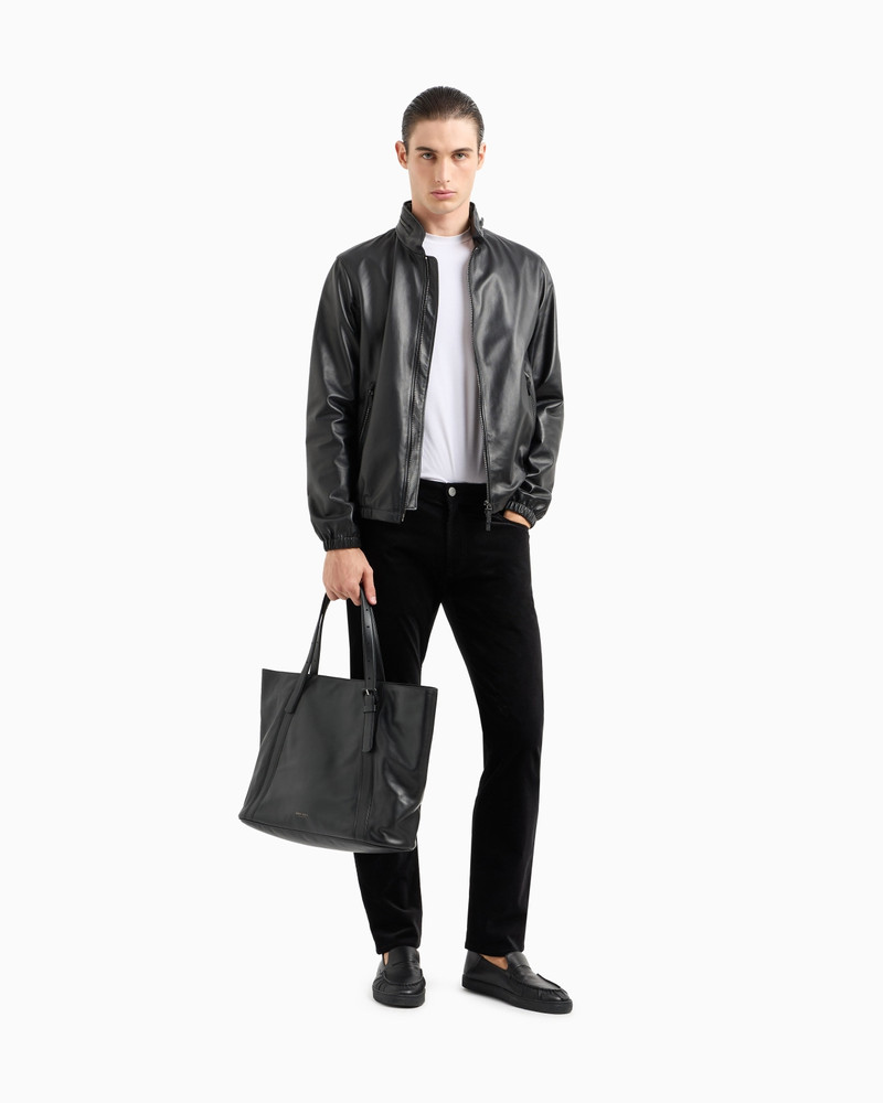 Regular-fit, five-pocket trousers in ribbed cotton and cashmere 2