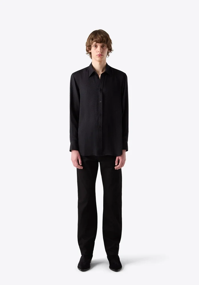 SHIRT 01 BLACK BLK DNM PRINT - 1