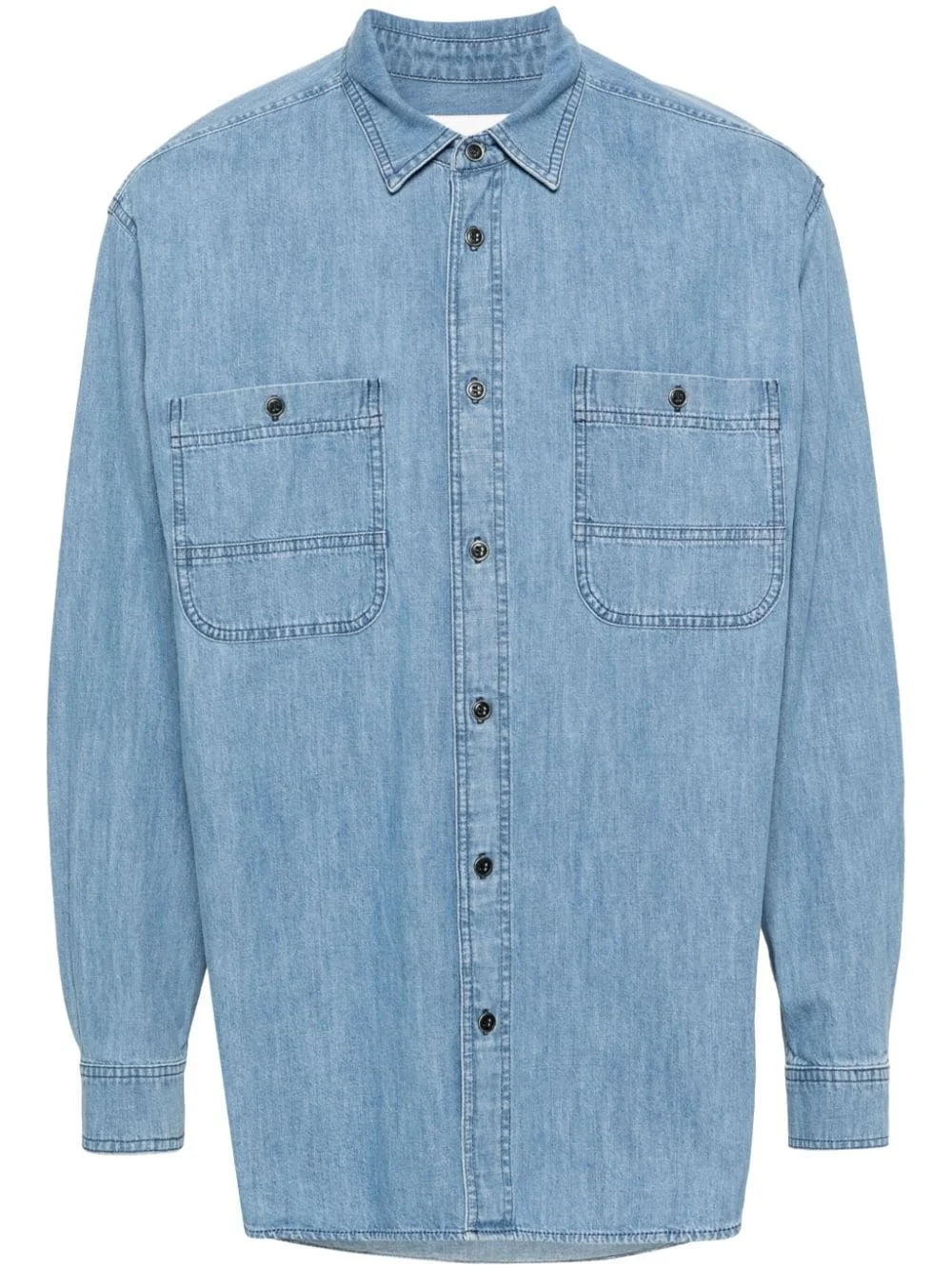 cotton denim shirt - 1