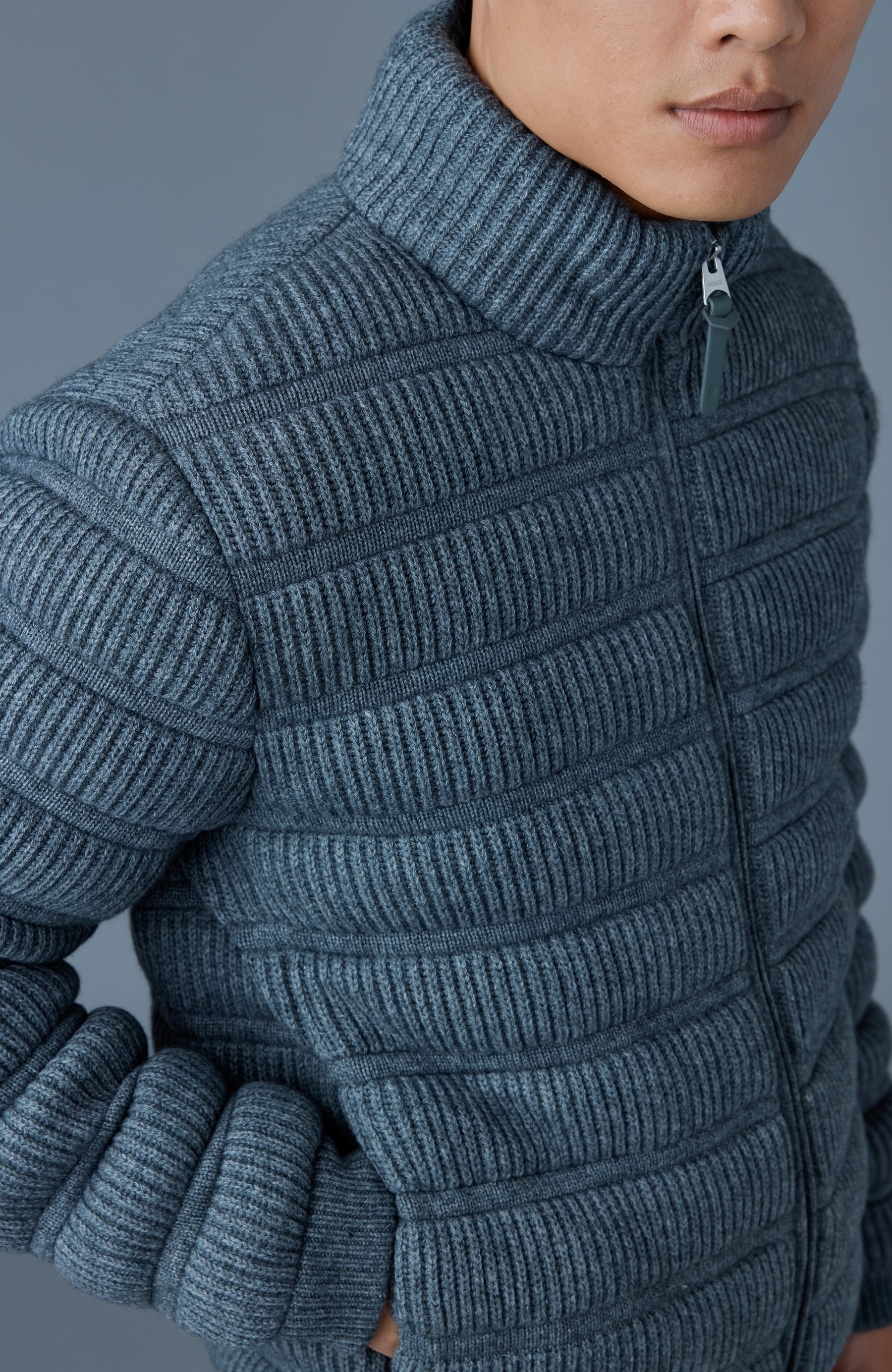 CHRISTOPHER Cashmere light down jacket - 5