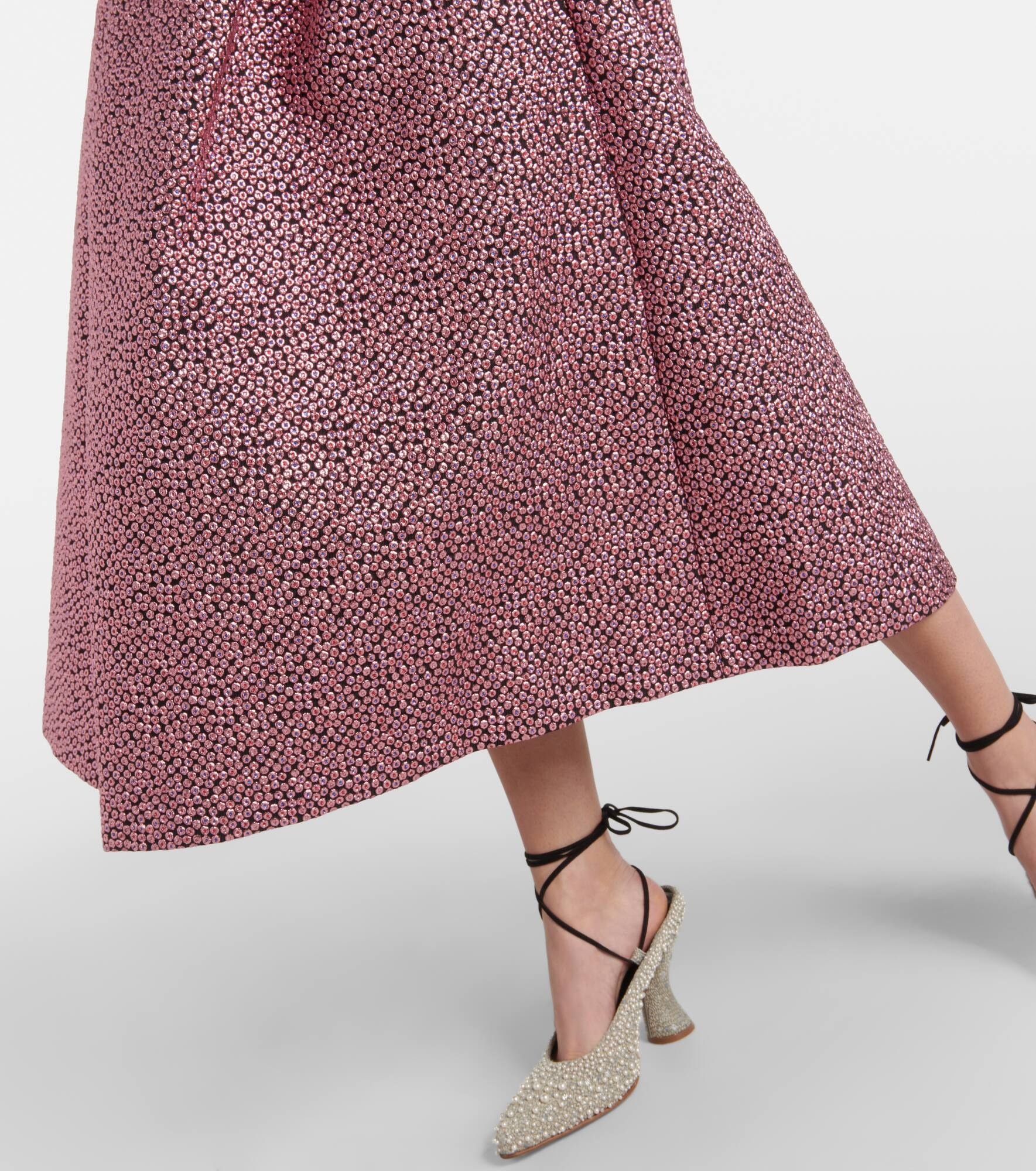 Soni pleated midi skirt - 5