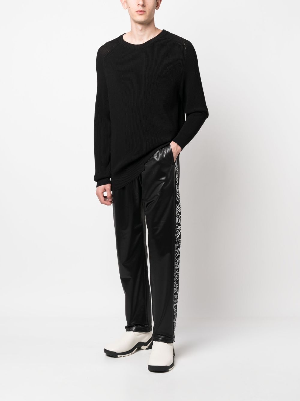Keith Haring tape-detailing track pants - 2