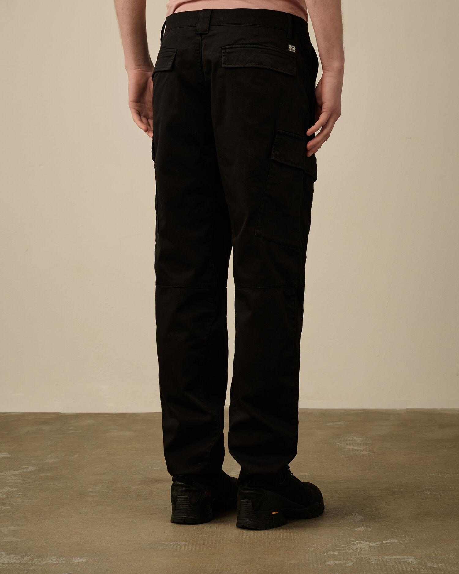 Stretch Sateen Loose Cargo Pants - 4