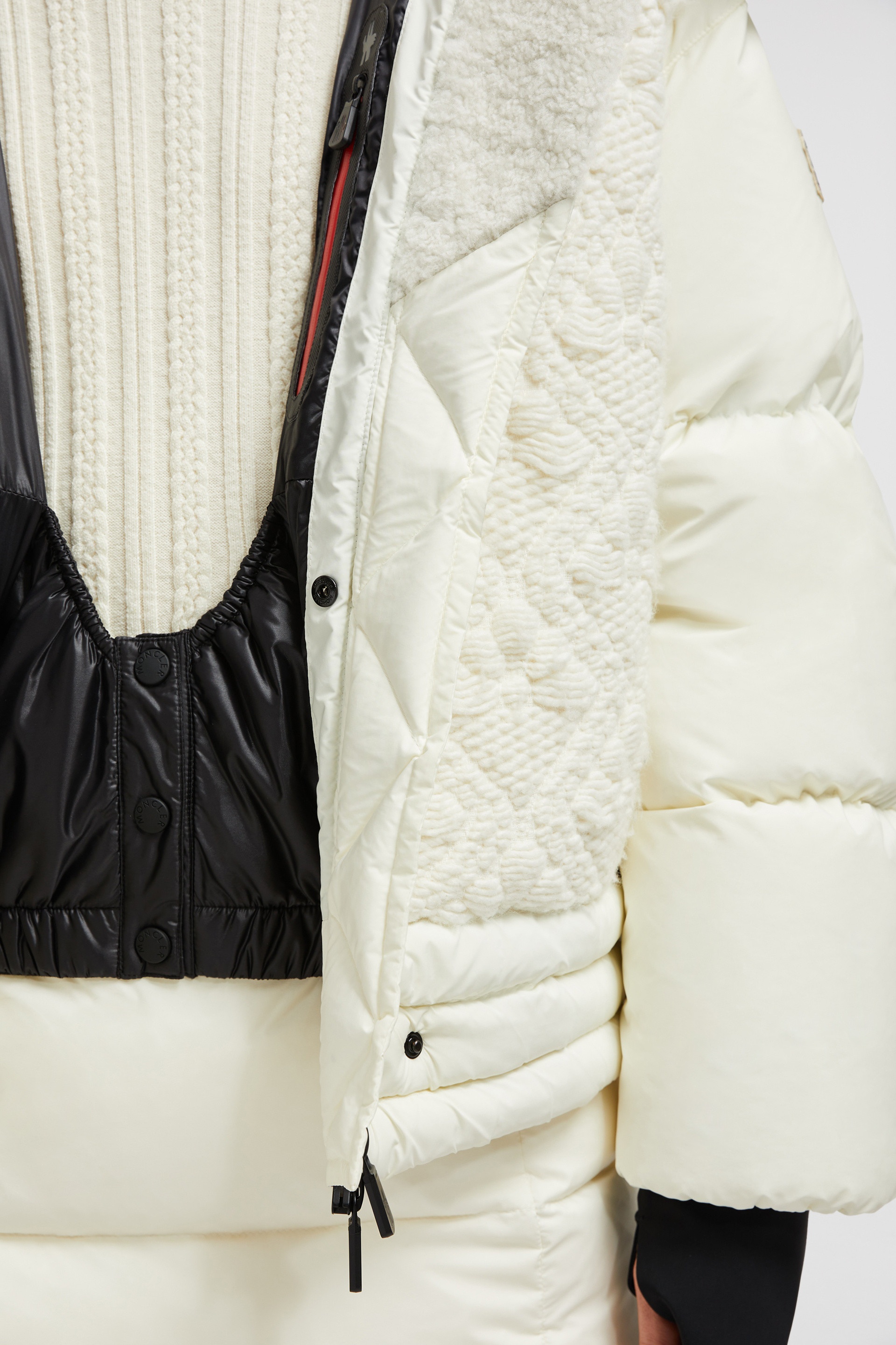 Risoul Wool & Shearling Short Down Jacket - 8