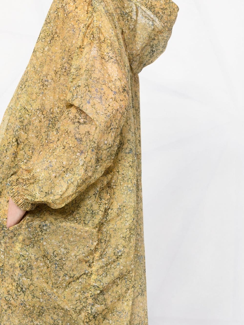 Mantel sheer printed raincoat - 3