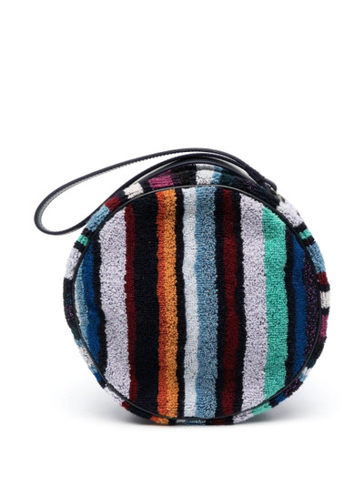 Missoni oval-body striped wash bag outlook