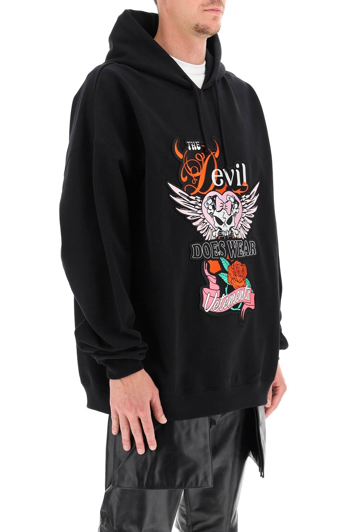 'DEVIL WEARS VETEMENTS' HOODIE - 3