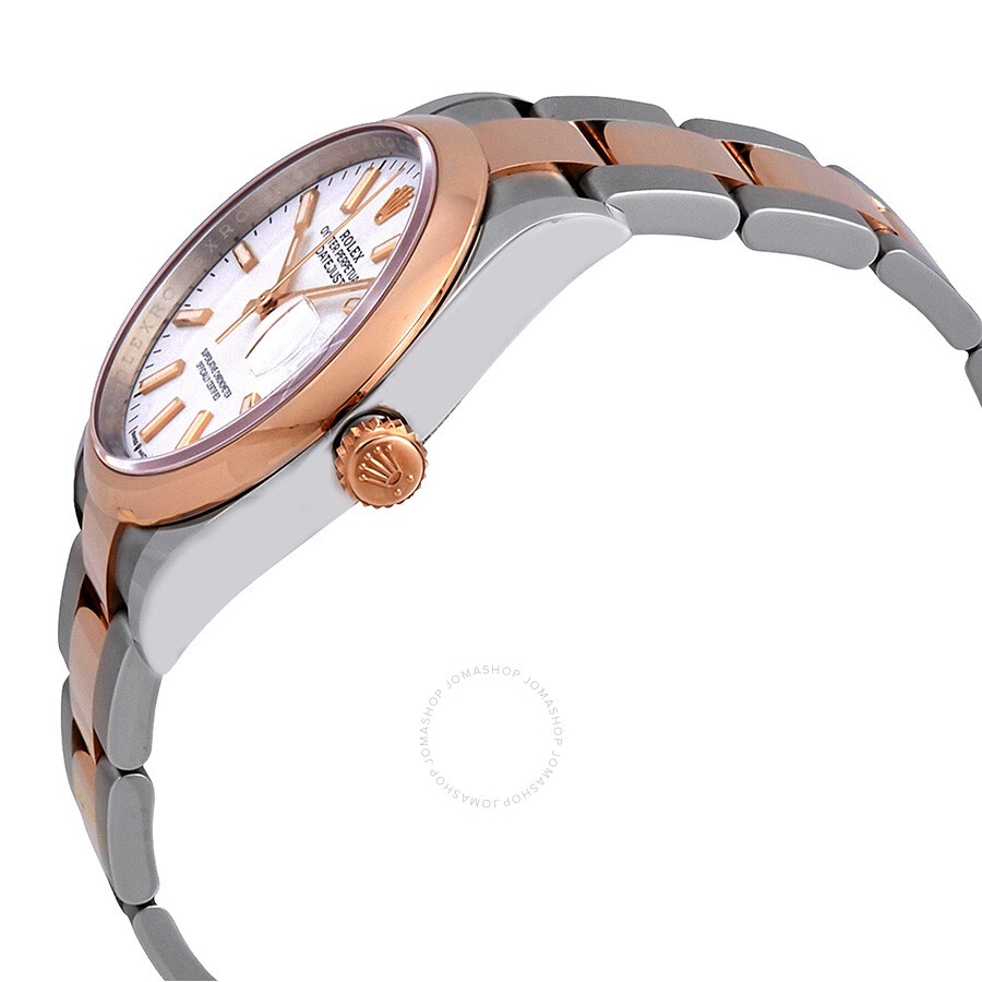 Rolex Datejust 36 Automatic White Dial Steel and 18k Everose Gold Men's Watch 126201WSO - 2