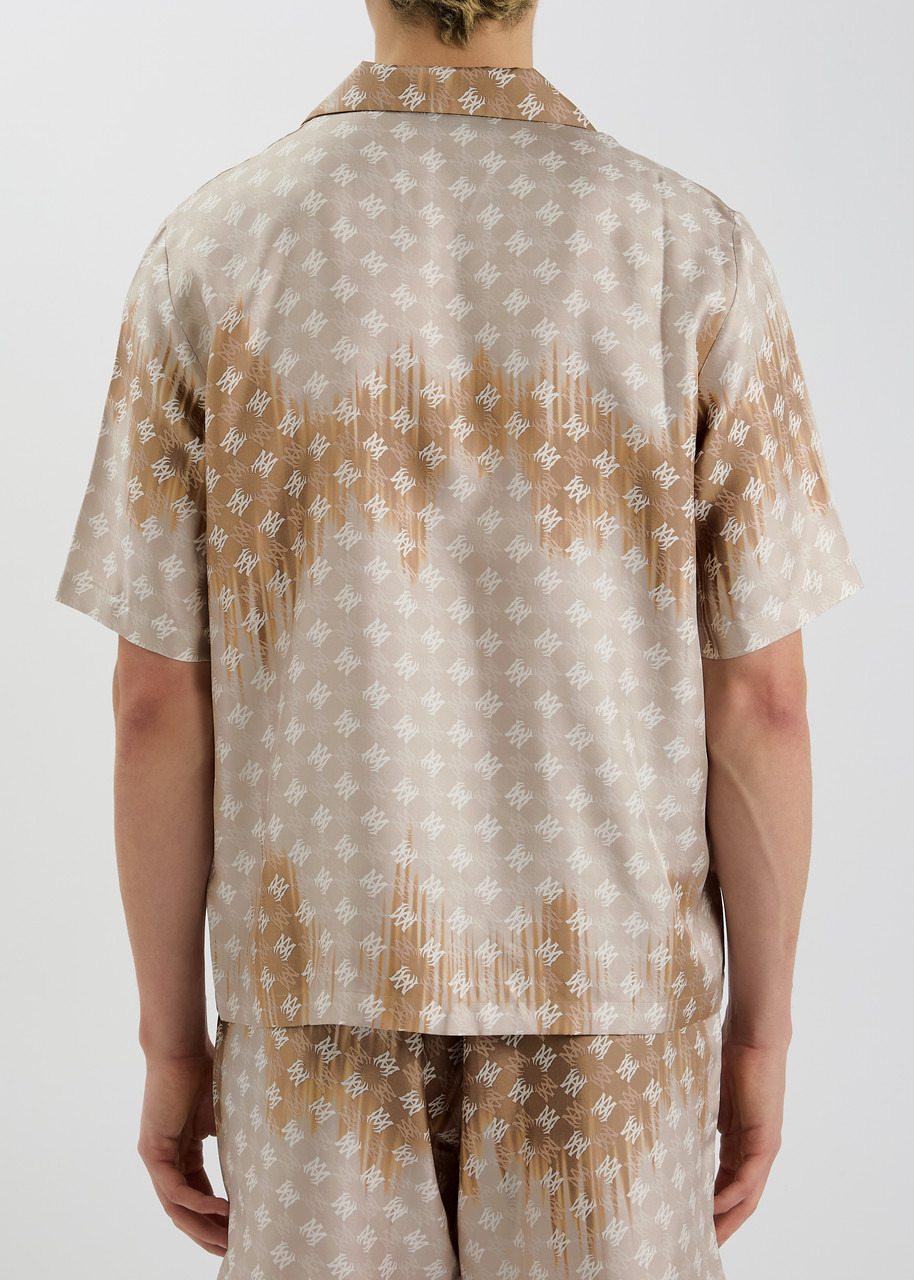 Amiri Ma Quad Logo-monogrammed Silk Shirt - 3