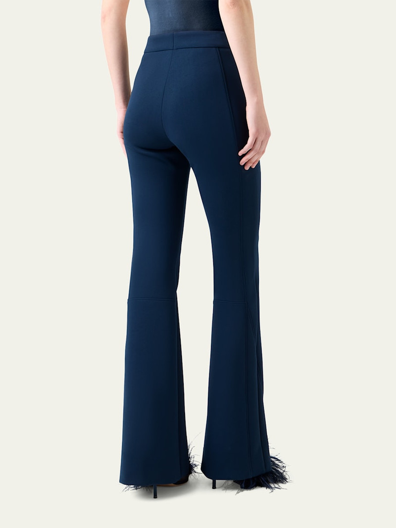 Faris Side-Stripe Techno Neoprene Bootcut Pants 3