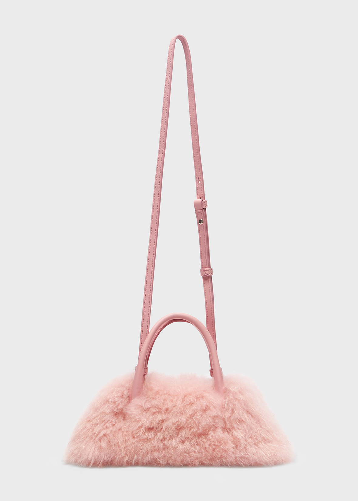 KISS ME REGULAR HANDBAG IN FAUX FUR - 3