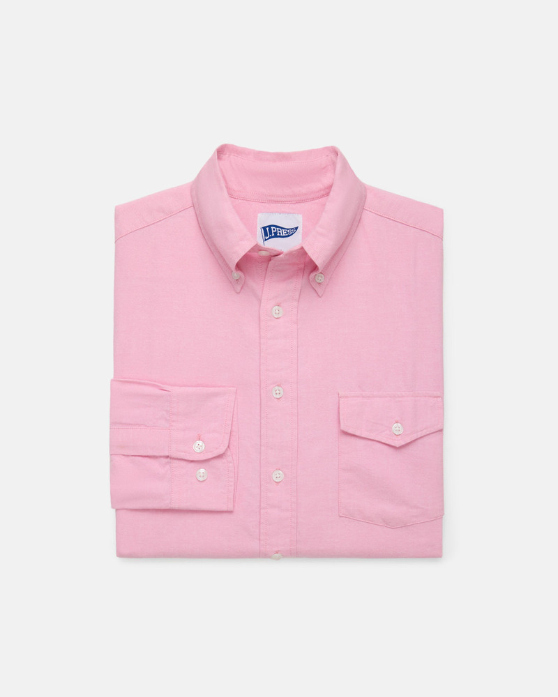 J. PRESS PINK SLEEVE STRIPE OXFORD SHIRT outlook