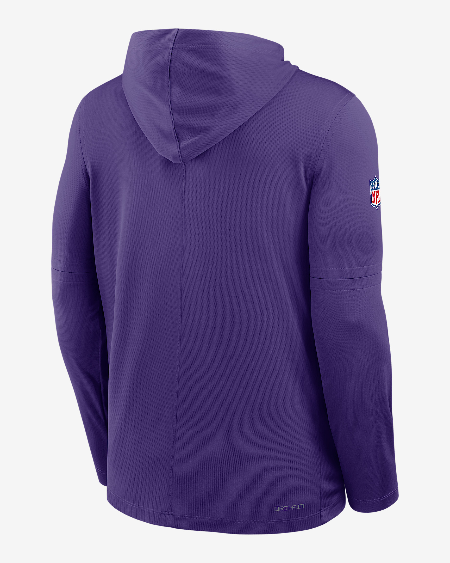 Minnesota Vikings Pure Fury Sideline Men's Nike Dri-FIT NFL Long-Sleeve Hooded Top - 2