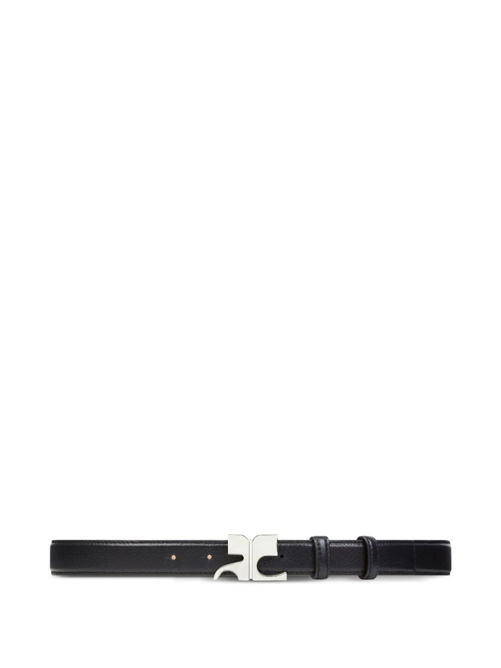 logo-buckle belt - 1