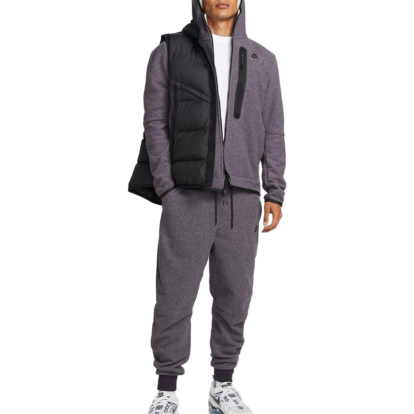 Nike Sportswear Tech Fleece Full-Zip Winterized Hoodie 'Grey' DQ4801-722 - 5