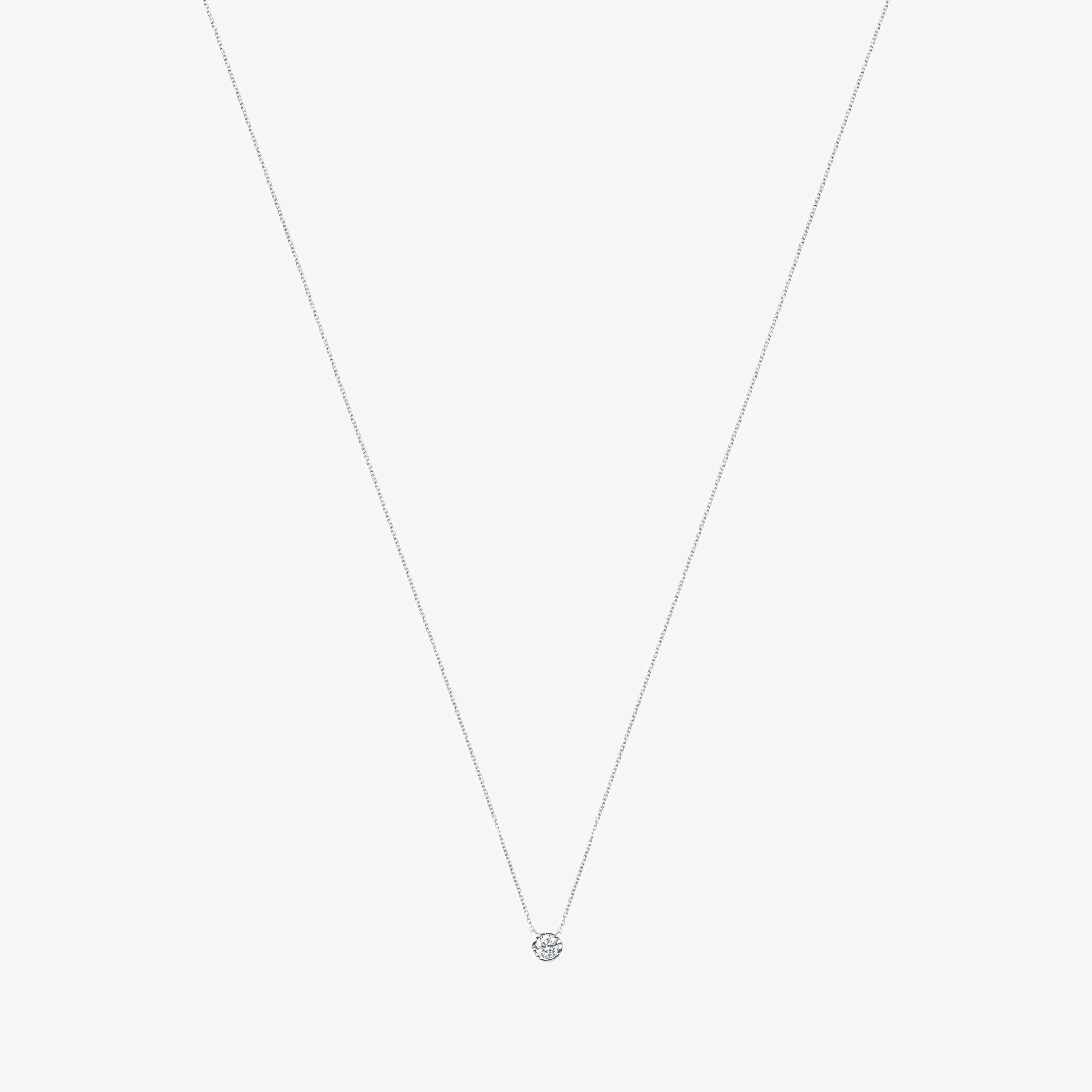 18K white gold TOUS Boca Osos Necklace with Diamonds 0.10ct - 1