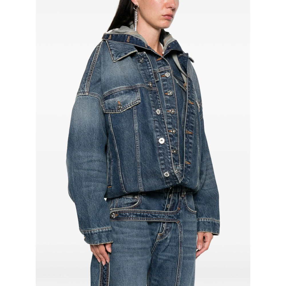 Jean Paul Gaultier Blue Jackets - Denim Jackets Women - 2