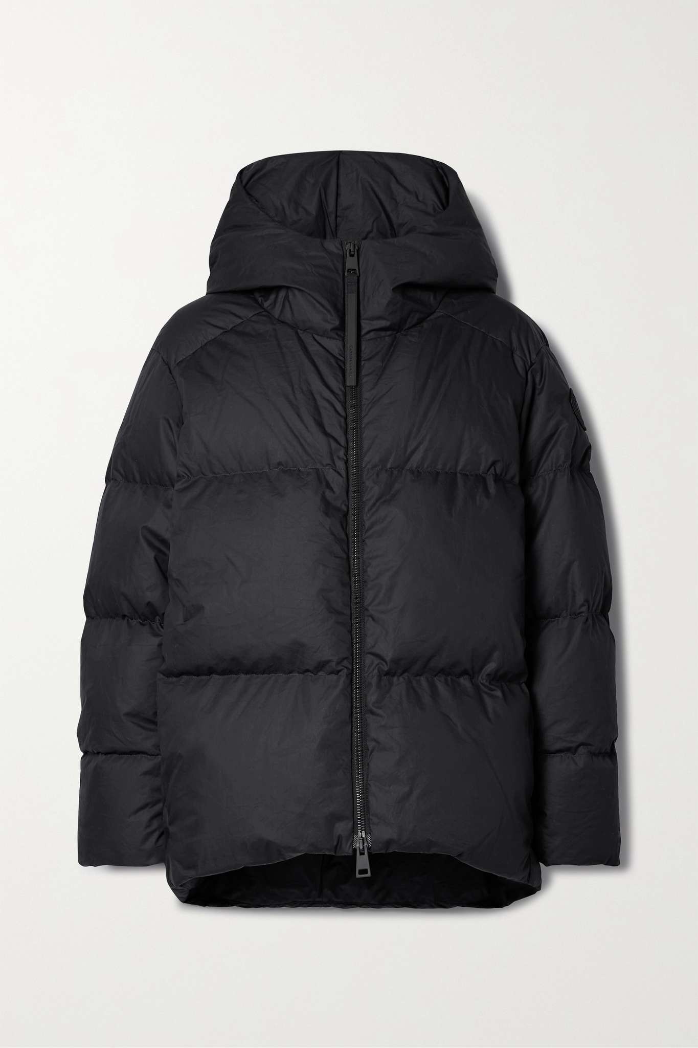 Garnet hooded quilted cotton-shell down jacket - 1