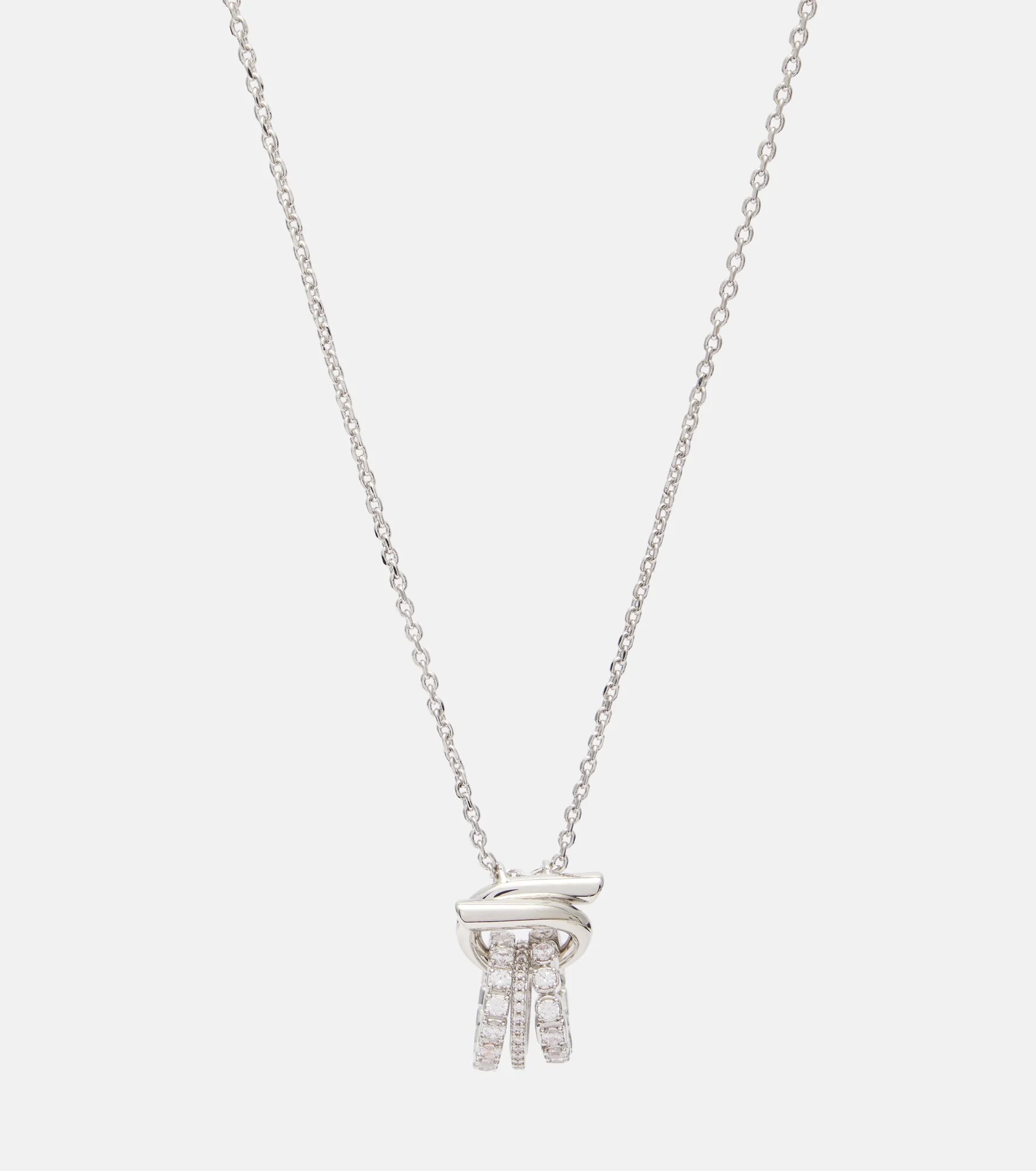 Gancini crystal-embellished necklace - 1
