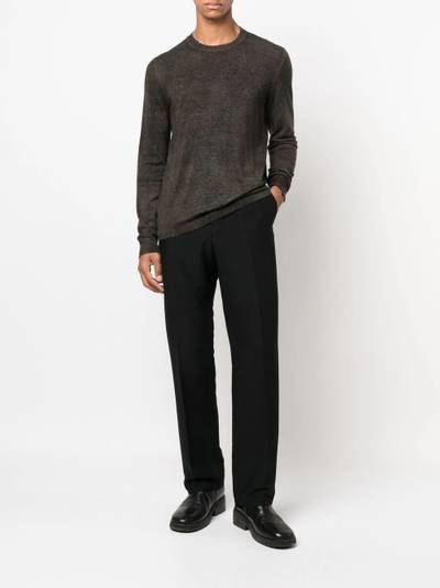 Avant Toi distressed lightweight jumper outlook