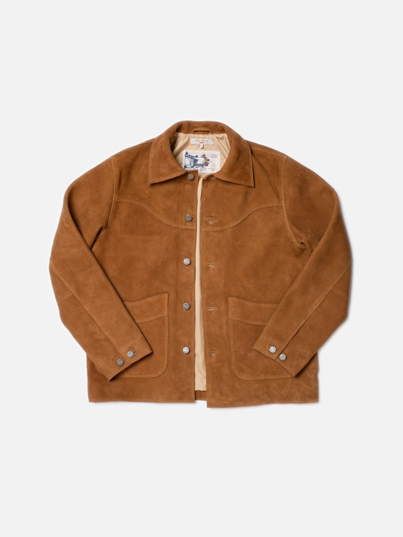 Muddy Nubuck Jacket Camel 1