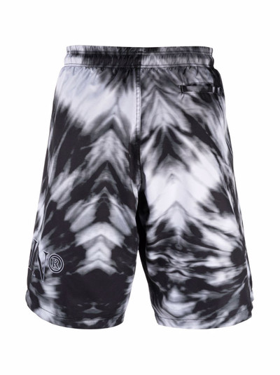 PHILIPP PLEIN tie dye-print swim shorts outlook