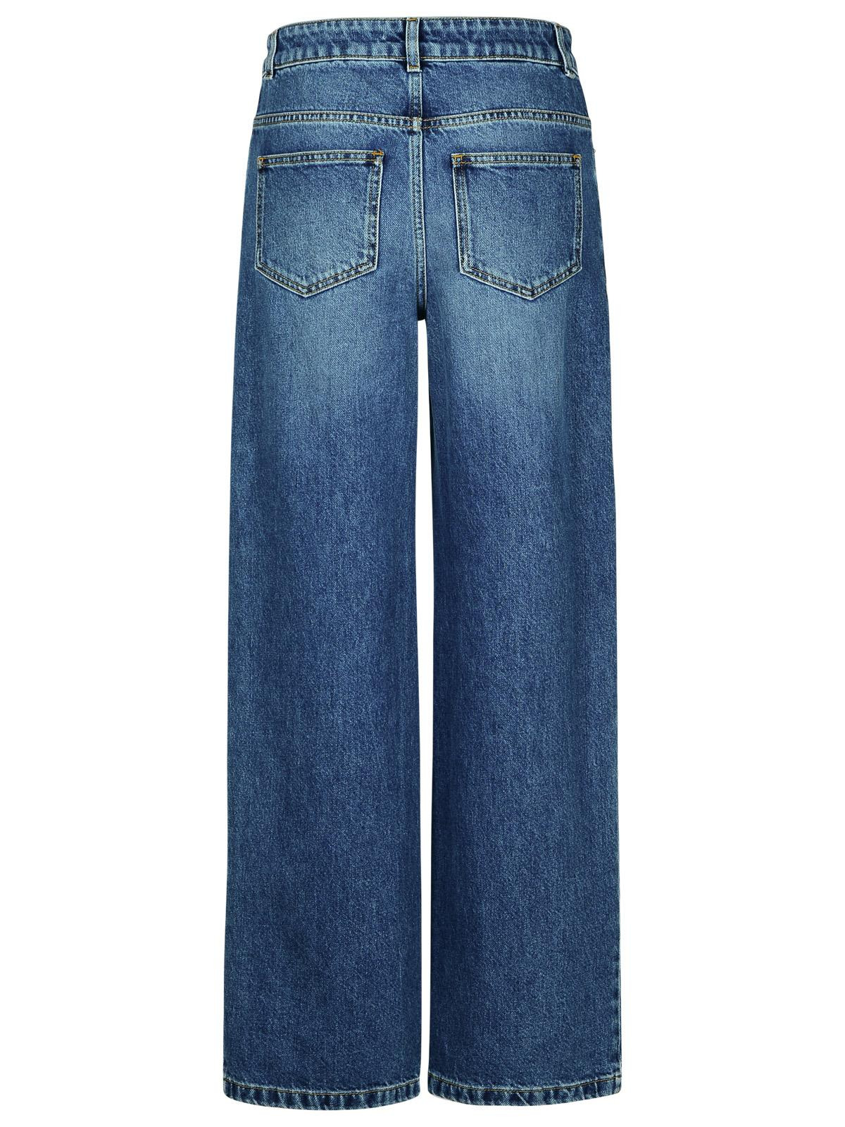 Moschino Blue Cotton Jeans Women - 3