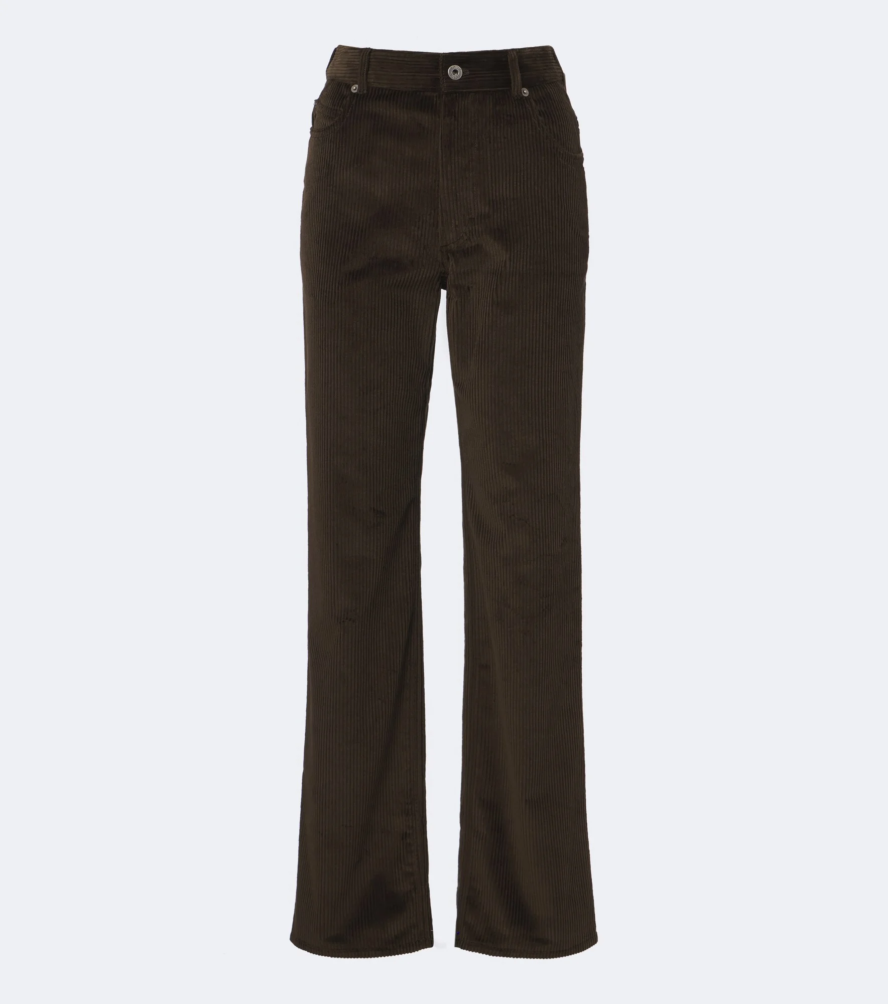 Cotton corduroy straight pants - 1