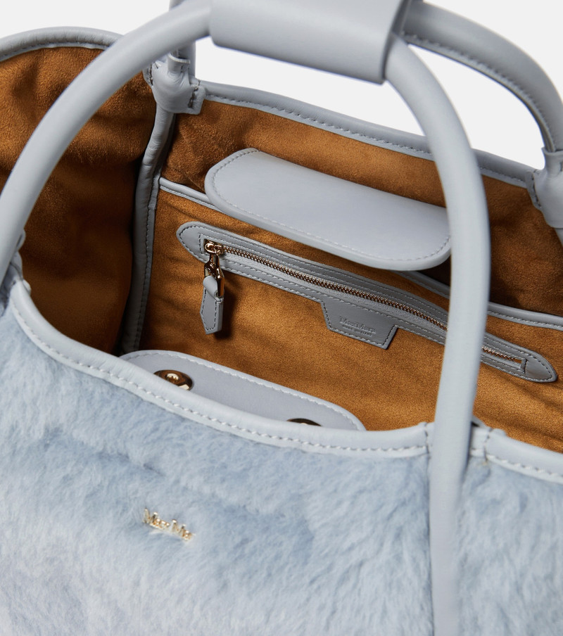 Marine Medium teddy tote bag 3