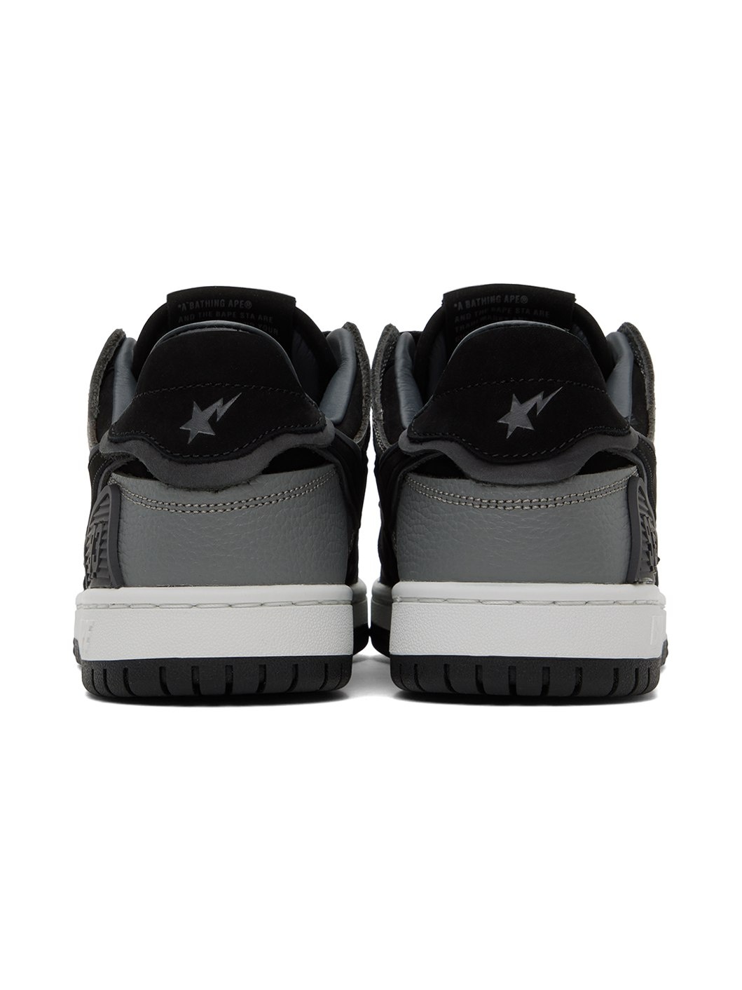 Black & Gray Sk8 Sta #6 M2 Sneakers - 2