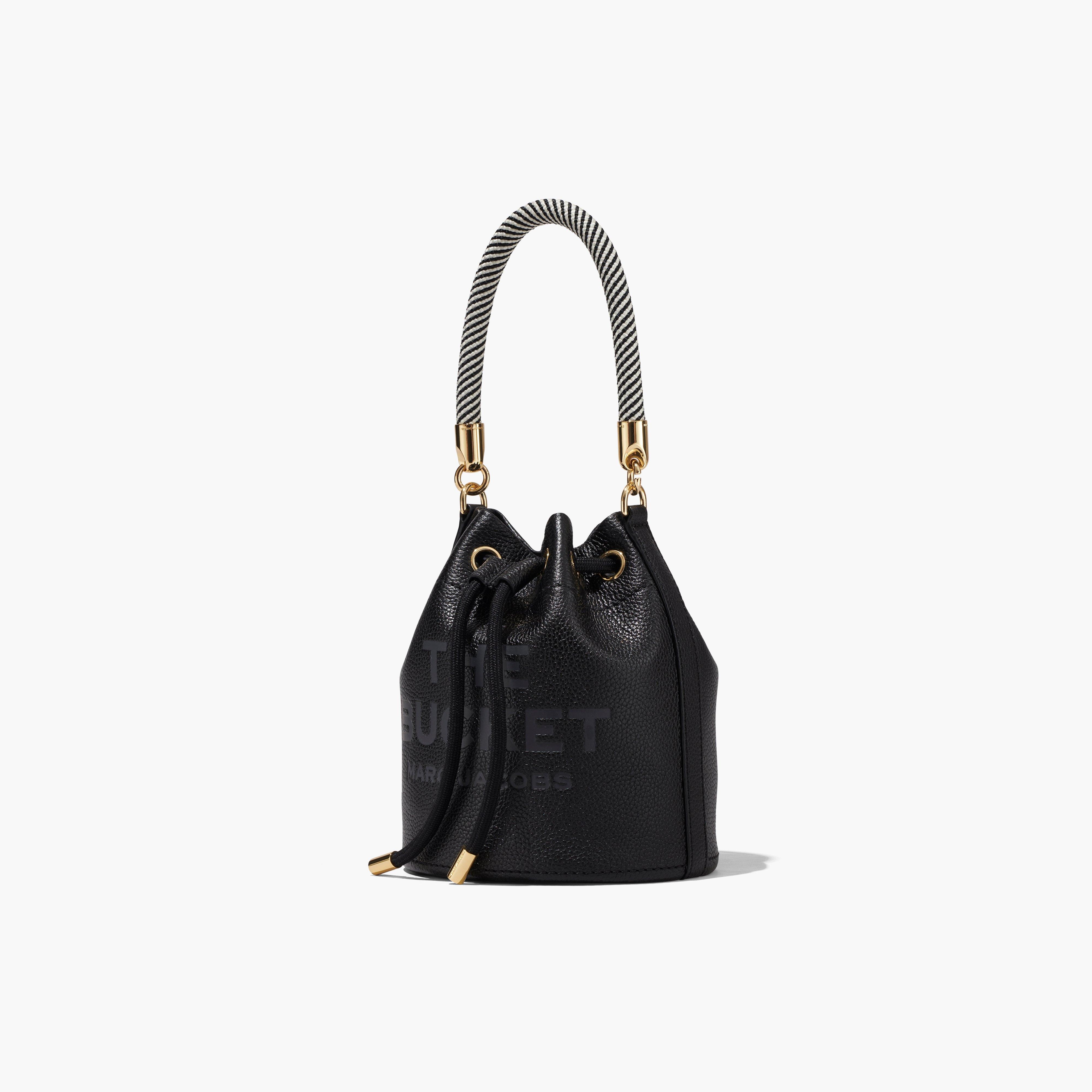 THE LEATHER BUCKET BAG - 5