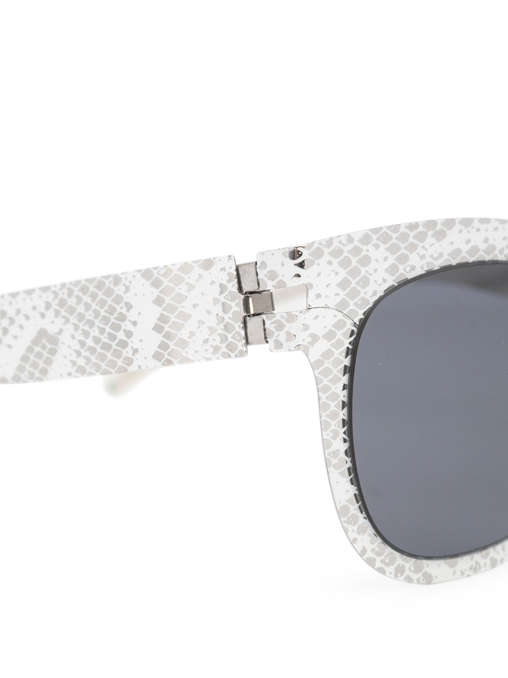 textured square-frame sunglasses - 3