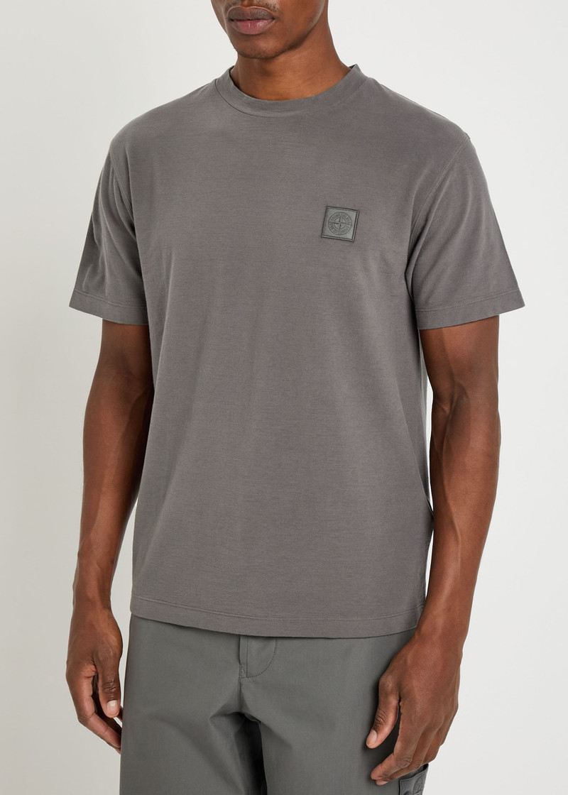 Stone Island Stone Island Ghost Logo Slubbed Cotton T-shirt outlook