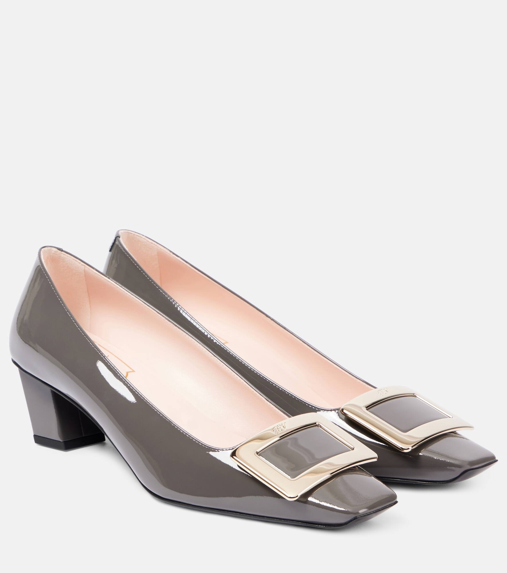 Belle Vivier 45 patent leather pumps - 1