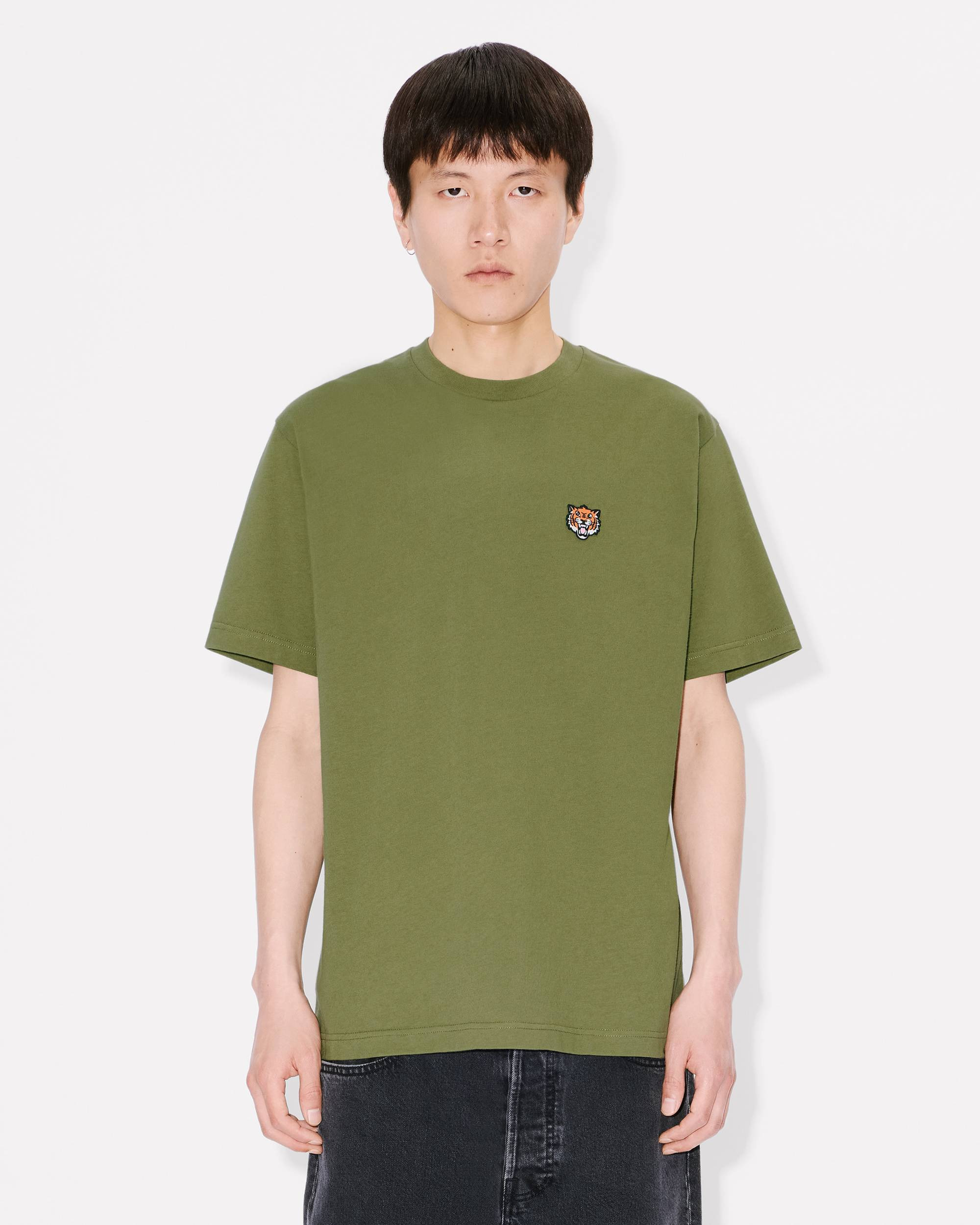'KENZO Happy Tiger' embroidered T-shirt in cotton - 3