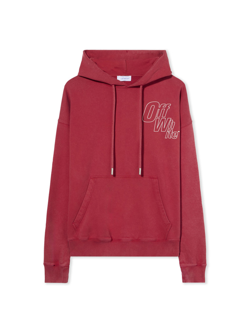 Off-White Outline Arrow Skate Hoodie outlook