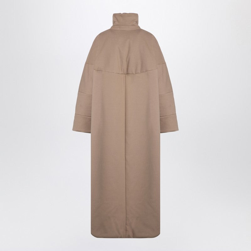 Dries Van Noten Oversized Coat In Camel-Coloured Cotton Women - 2