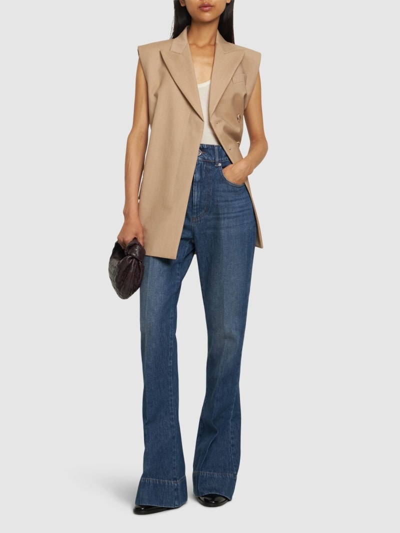 Ilex wool blend sleeveless jacket - 2
