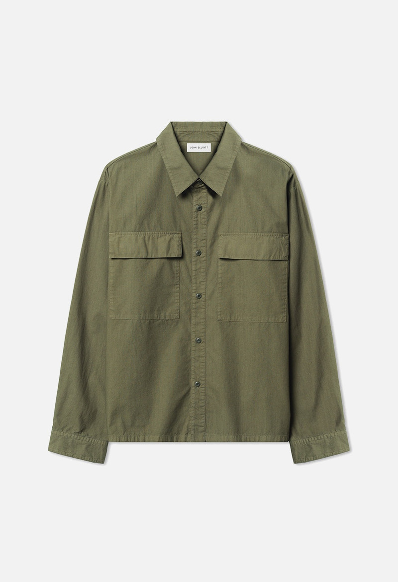 John Elliott COTTON HIMALAYAN WORK SHIRT outlook